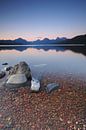 Zonsondergang aan Lake McDonald - Glacier National Park van Wilco Berga thumbnail