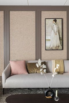 Klantfoto: Symfonie in huidskleur en roze: Portret van Mrs. Frances Leyland, James McNeill Whistler (gezien bij