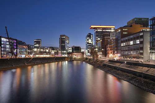 Düsseldorf - The Media Harbour by night