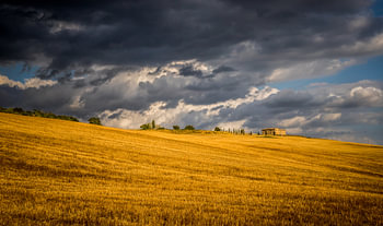 dramatische lucht in Toscane