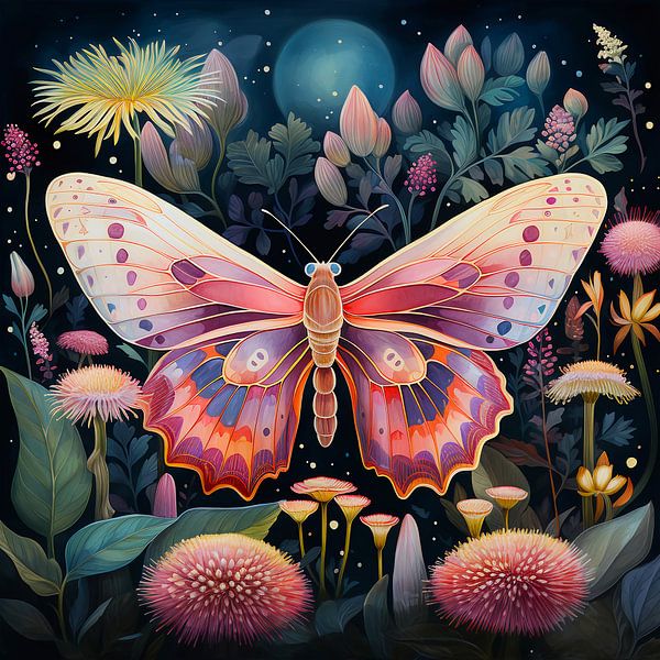 Watercolor Moth by haroulita
