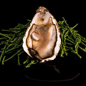 Oyster with glasswort by Stephanie Verbeure