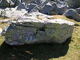 Bergwelten XIV - Indrukken van gesteente bij de Splügen van Helmut Martin