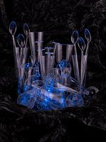 Recyceltes BLAU