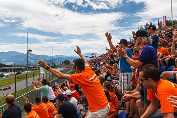 Max Tribune tijdens de Grand-Prix van Oostenrijk 2017
