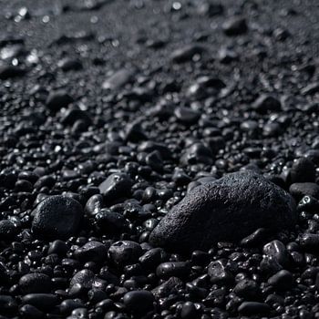 Sonnenblendung auf Black Sand