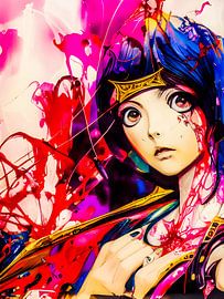 MANGA GIRL sur The Art of Mark Fischer