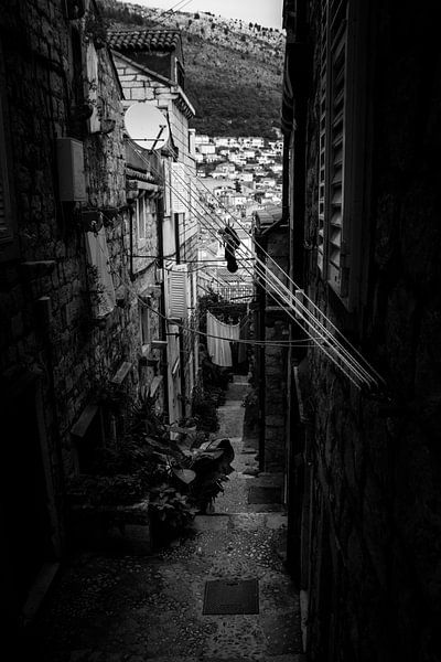 Die schmutzige Wäsche in Dubrovnik, Kroatien von Benjamien t'Kindt