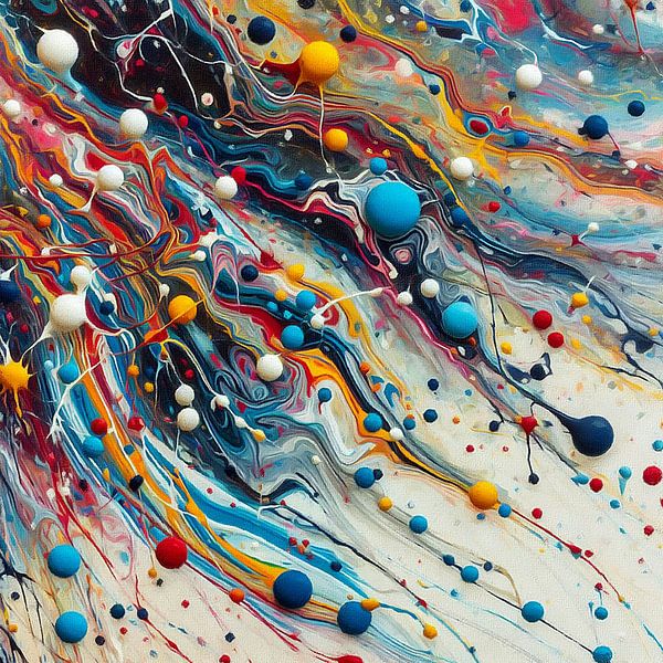 Colourful precipitation by Kay Weber