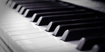 Piano toetsen close-up