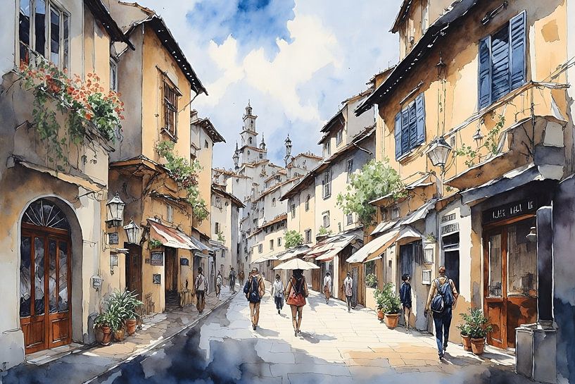 Stadswandeling van DeVerviersBelgium