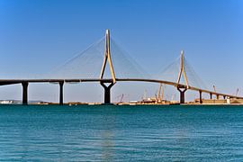 Puente de la Pepa Brücke in der Bucht von Cádiz - Andalusien