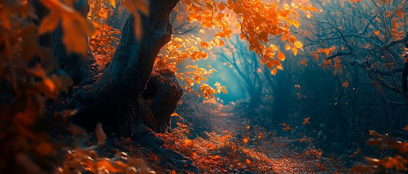 Autumnal forest dream by Poster Art Shop