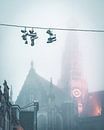Sneakers on the line in front of the Great Church by Mick van Hesteren thumbnail
