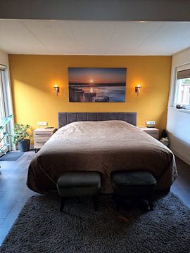 Customer photo: Sunset on the beach Hollum Ameland by Harold van den Hurk