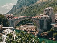 Stari Most, old bridge Mostar BiH