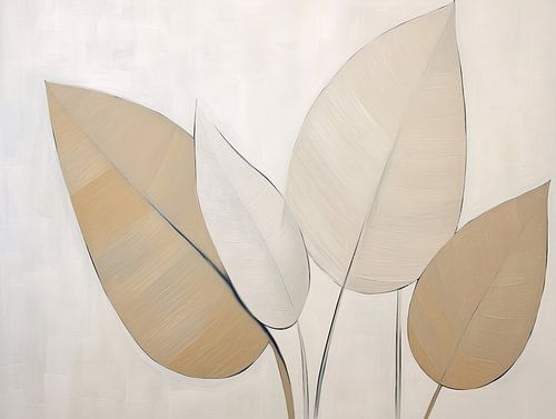 Œuvre d'art minimaliste abstraite