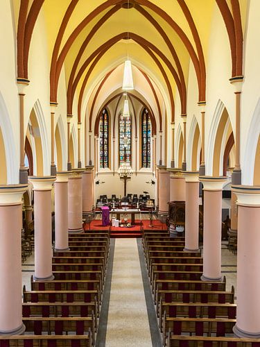 Interieur Petrus en Paulus Kerk - Varik