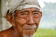 Porträt alter Mann, Bali, Indonesien von Jan Fritz Miniaturansicht