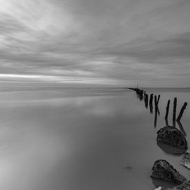 Calm and serenity at the Wadden Sea by Bram Lubbers