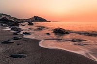Sardinië, zonsondergang bij Castelsardo