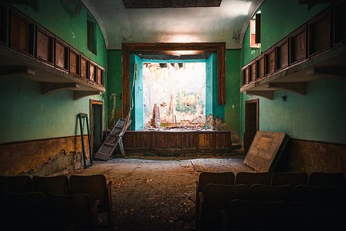 Théâtre vert abandonné.