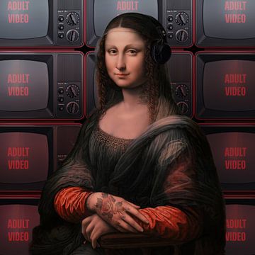 Mona Lisa Adult Video by Rene Ladenius Digital Art