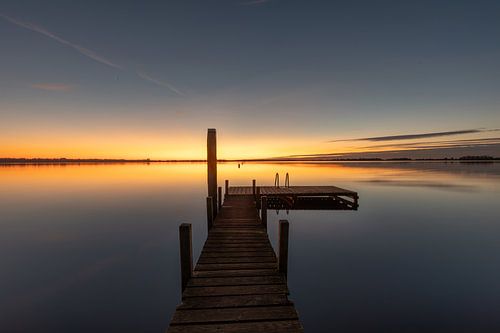 jetty and sunset