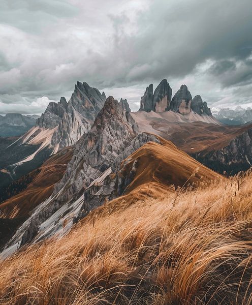 Sommets éternels : les Dolomites par fernlichtsicht