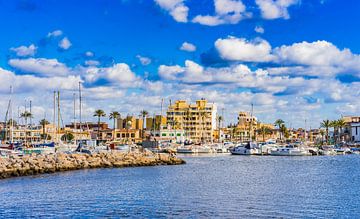 Schöner Blick auf den Hafen in Portixol, Stadtteil von Palma de Mallorca von Alex Winter