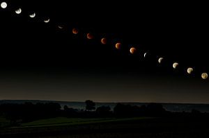 Lunar Eclipse Sequence van Peter Lambrichs