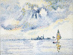 Henri-Edmond Cross - Sonnenuntergang in der Lagune, Venedig
