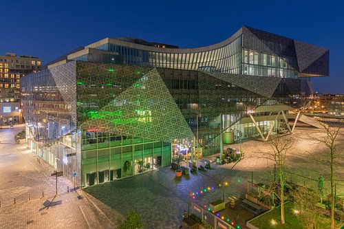Nieuwegein city center in evening atmosphere