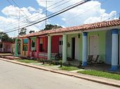 Kleurrijke huizen in Trinidad Cuba par Bianca Louwerens Aperçu