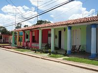 Kleurrijke huizen in Trinidad Cuba