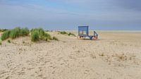 Strandkarretje op Borkum van Friedhelm Peters thumbnail