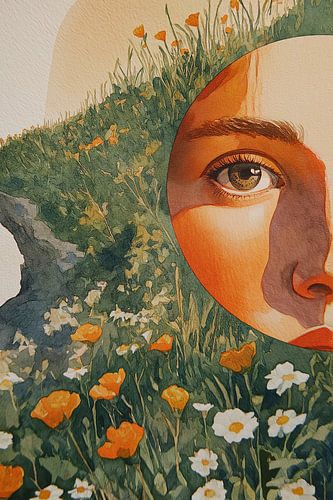 circle in the fields