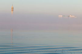 De toren in mist
