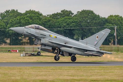 Take-off Royal Air Force Eurofighter Typhoon.