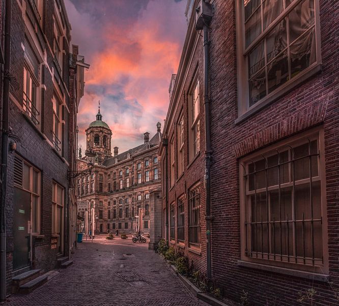 Amsterdamse straat van Mario Calma