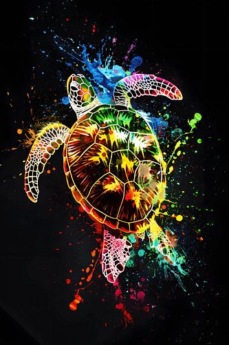 Schildkröte in Nahaufnahme von MNS Designs