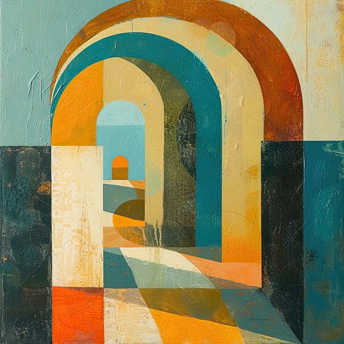 Abstrakte Malerei Neon