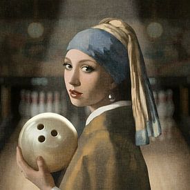 Das Mädchen mit der Perle – Bowling-Edition von Emiel de Lange