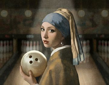 Girl with a Pearl Earring - bowling edition