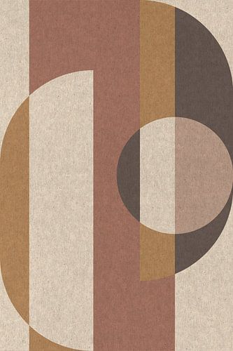 Retro Geometrische Vormen in Aardetinten nr. 6