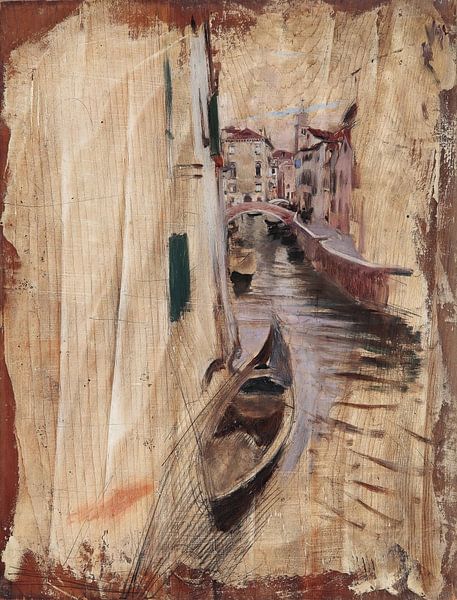 Giovanni Boldini - Vue d'un canal vénitien par Peter Balan