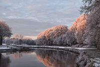 winterse zonsopkomst