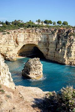 Cave and cliff on the Atlantic coast by Rachel Mein