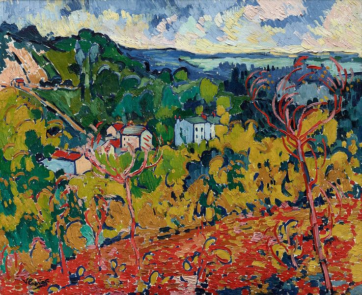 Bougival, Maurice de Vlaminck op canvas, behang, poster en meer