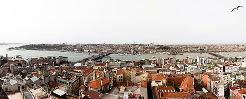 Panorama foto van Topkapi, het oude gedeelte van Istanbul.